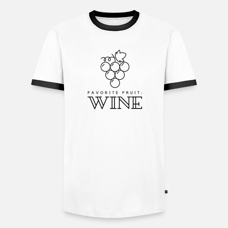 Fruit préféré: VIN T-shirt contrasté Homme