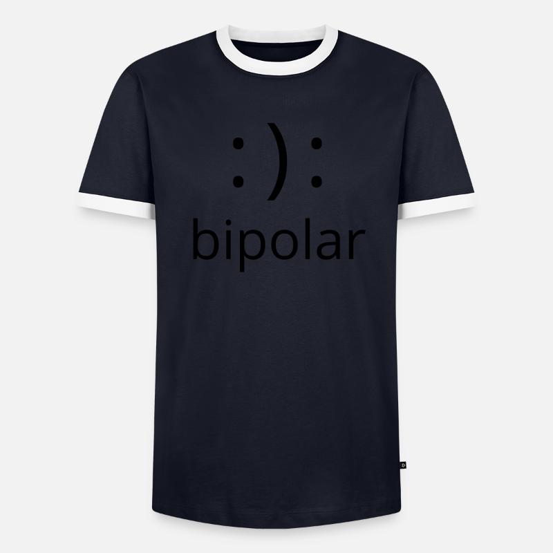 bipolar Männer Kontrast-T-Shirt