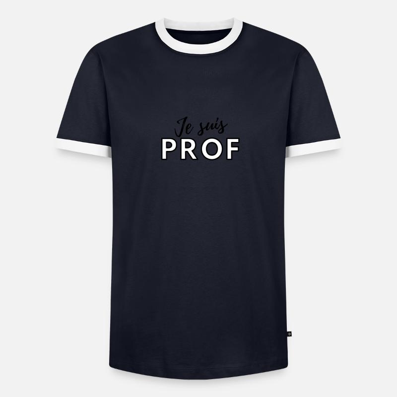Je suis PROF T-shirt contrasté Homme