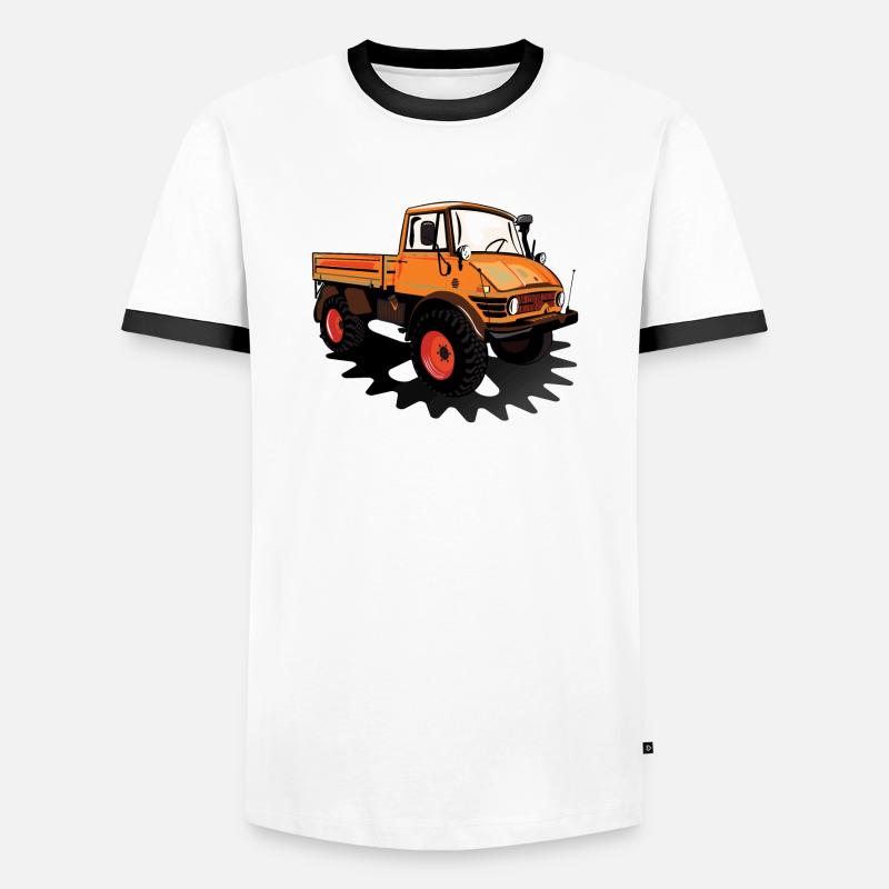 Unimog - Oldtimer - Offroad - Universal Motorgerät T-shirt contrasté Homme
