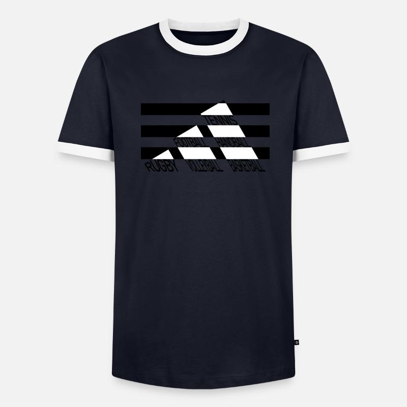 adadas T-shirt contrasté Homme