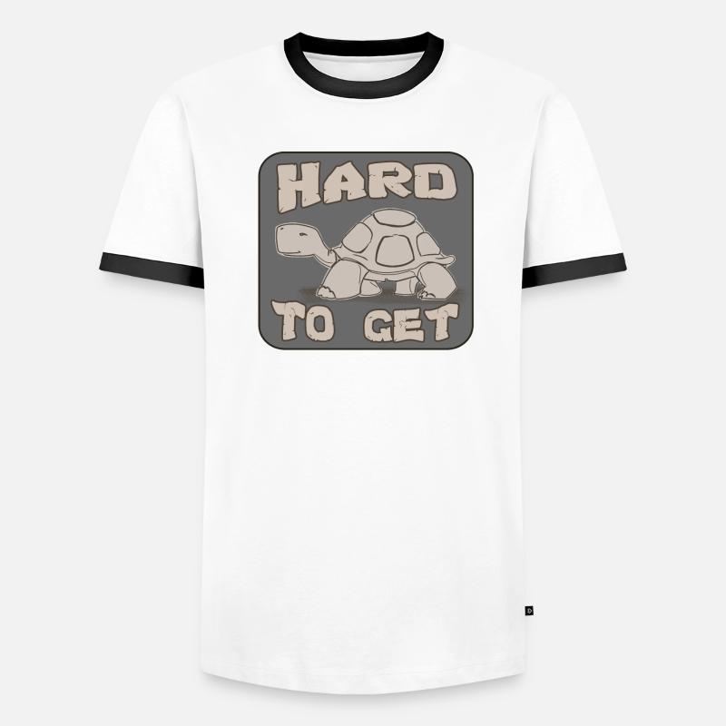 Difficile à obtenir - Tortue T-shirt contrasté Homme
