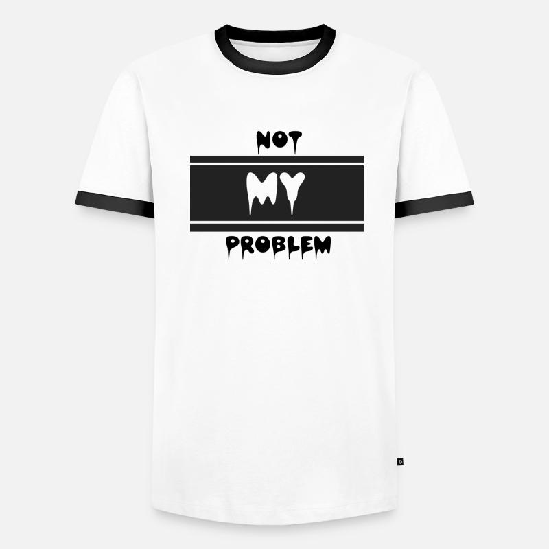 Pas mon problème T-shirt contrasté Homme