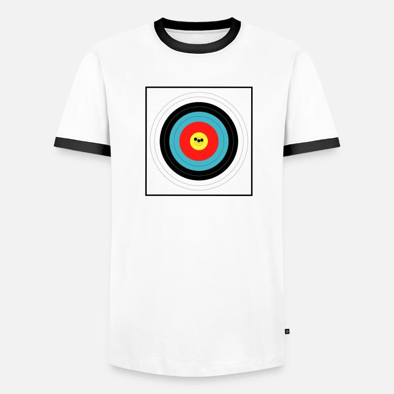 Marksman Target Grouping Men's Ringer Shirt