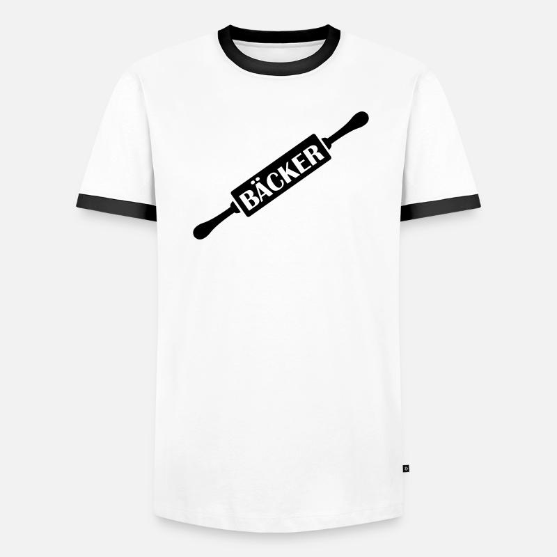 bäcker Männer Kontrast-T-Shirt