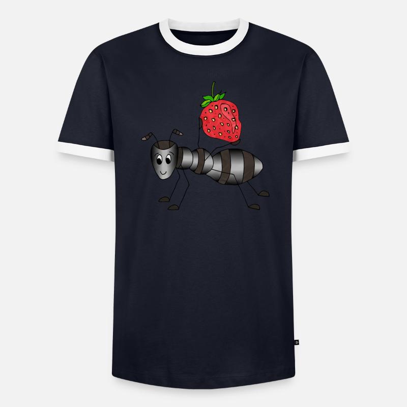 Fourmi T-shirt contrasté Homme