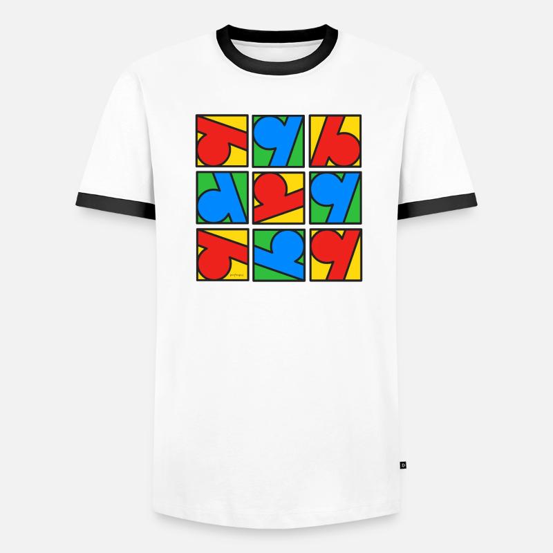 Moda modèle 110623 T-shirt contrasté Homme
