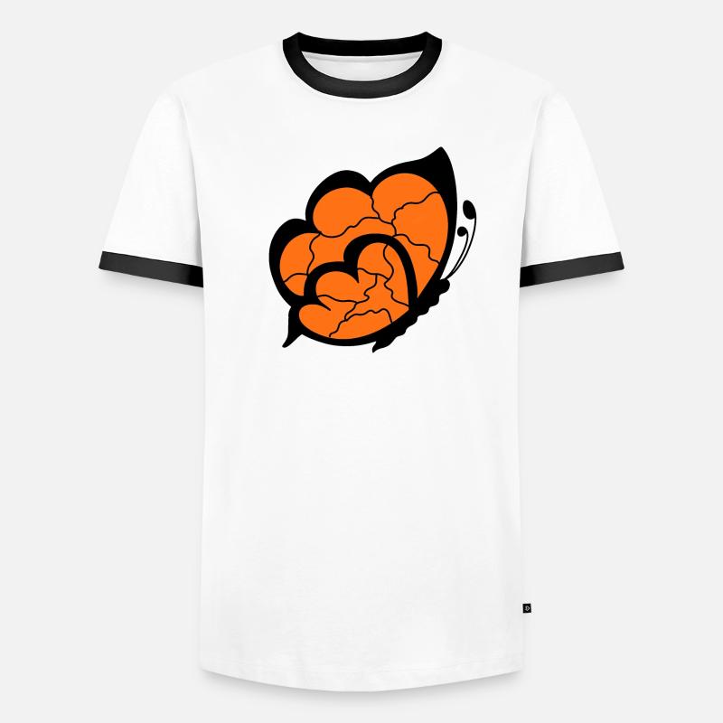 Modèle T-shirt contrasté Homme