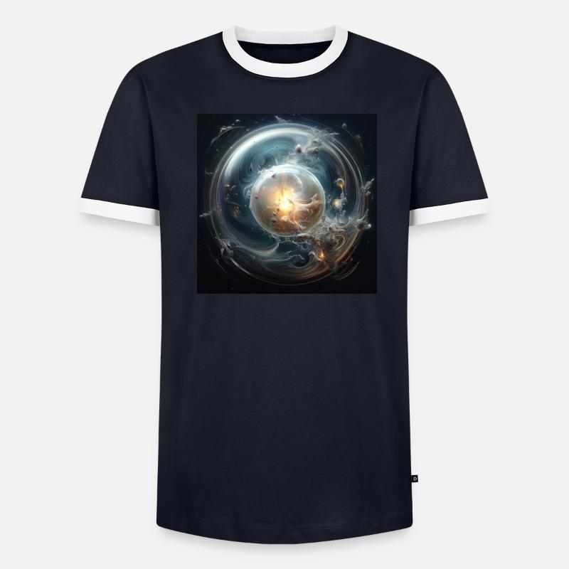 Liquid Matter T-shirt contrasté Homme