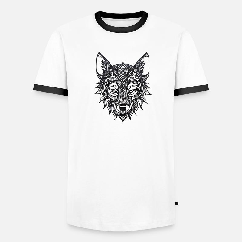 Wolf Men's Ringer Shirt