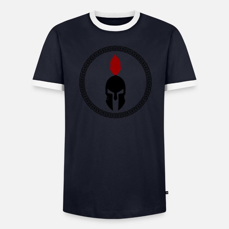 Spartiates T-shirt contrasté Homme