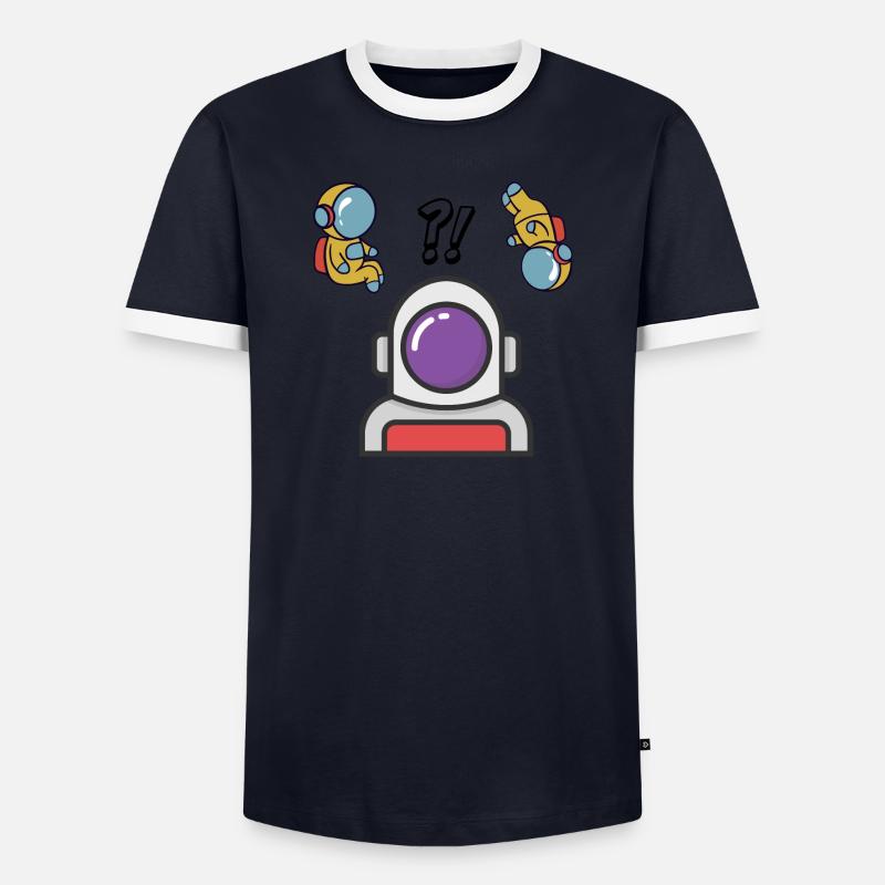 Jeu de projet spatial ?! T-shirt contrasté Homme