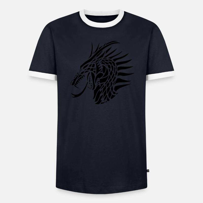 dragon_head T-shirt contrasté Homme