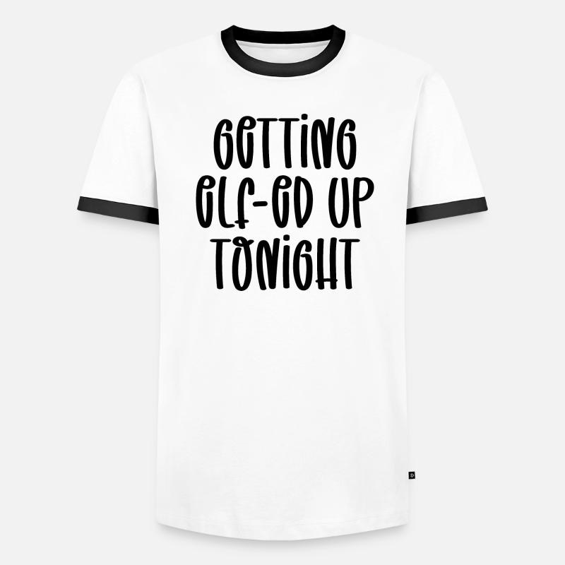 Heute Abend wird es sich um Elfen handeln Männer Kontrast-T-Shirt