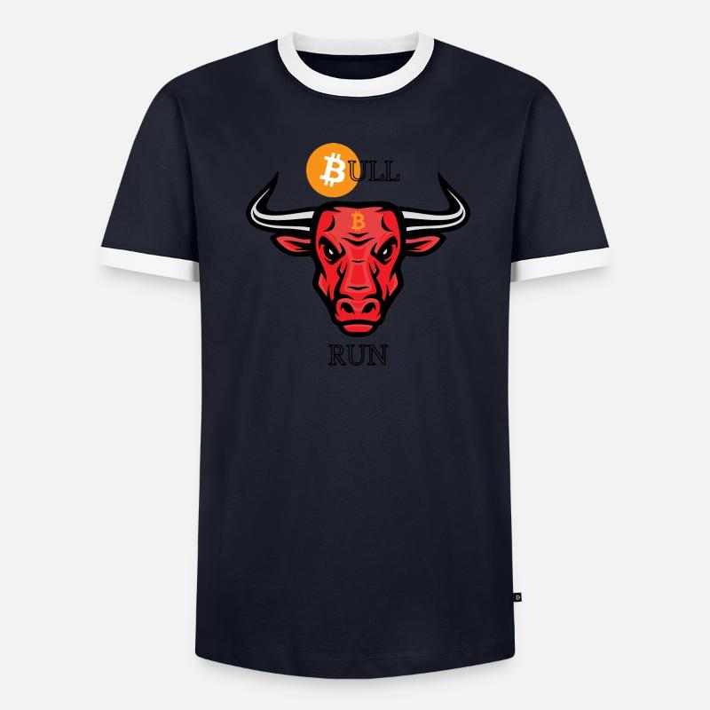 BITCOIN BULL RUN T-shirt contrasté Homme