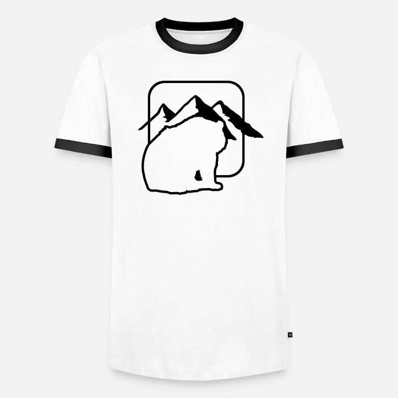 baer Männer Kontrast-T-Shirt