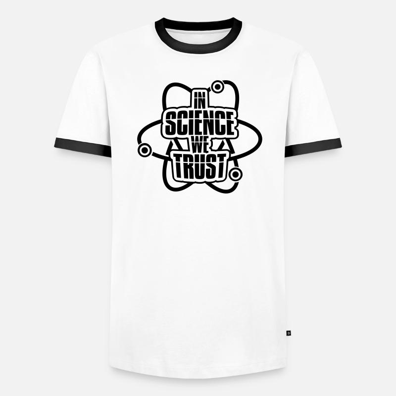 Devise We Trust T-shirt contrasté Homme