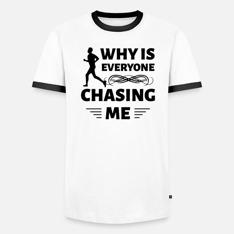 Course de marathon T-shirt contrasté Homme