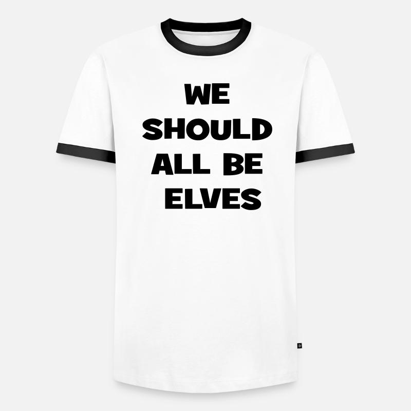 Elf Männer Kontrast-T-Shirt