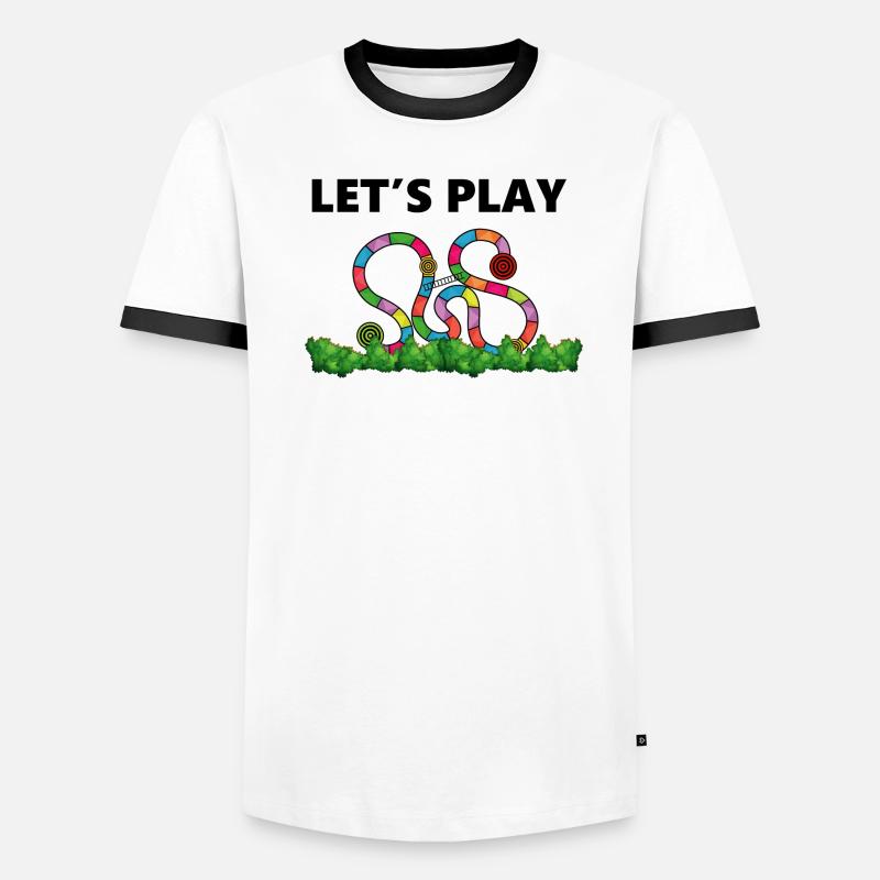 Boardgame Chess Backgammon Game Night Men's Ringer Shirt