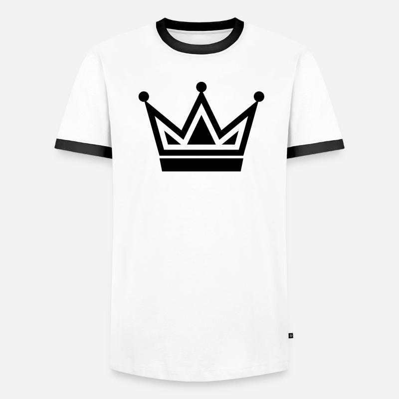 crown de Männer Kontrast-T-Shirt