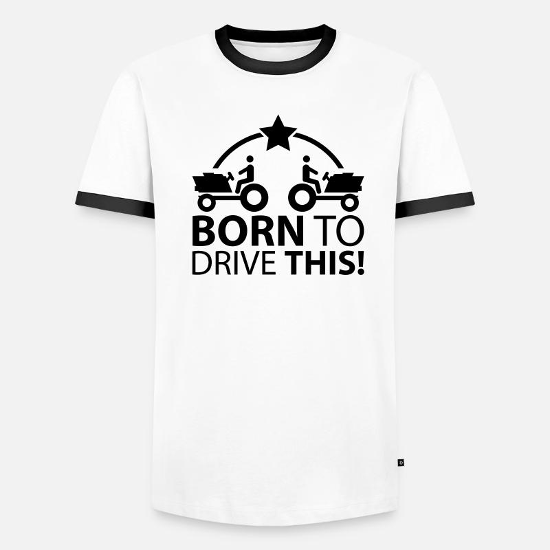 traktor_born_2_drive_pp1 Men's Ringer Shirt