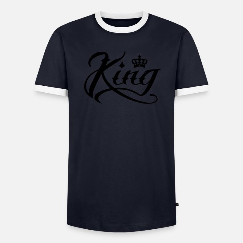 king2 T-shirt contrasté Homme