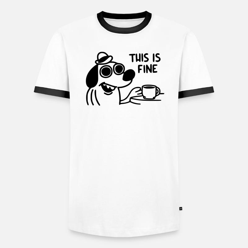 C’est très bien T-shirt contrasté Homme