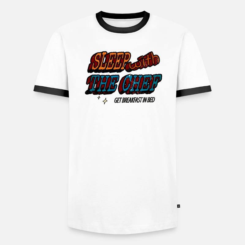 Déclaration Pirate Chef Cool Chef Curry Chef Puns T-shirt contrasté Homme