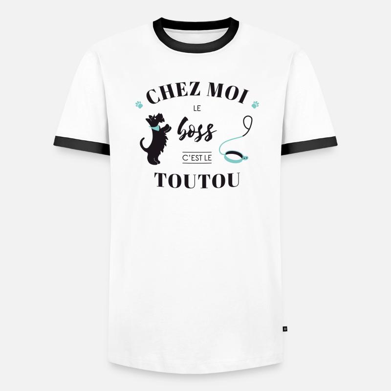 toutou03 Plan de travail 1 T-shirt contrasté Homme