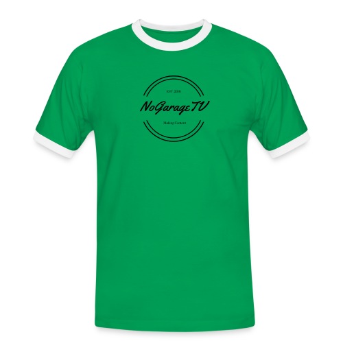 NoGarageTV (3) - Herre kontrast-T-shirt