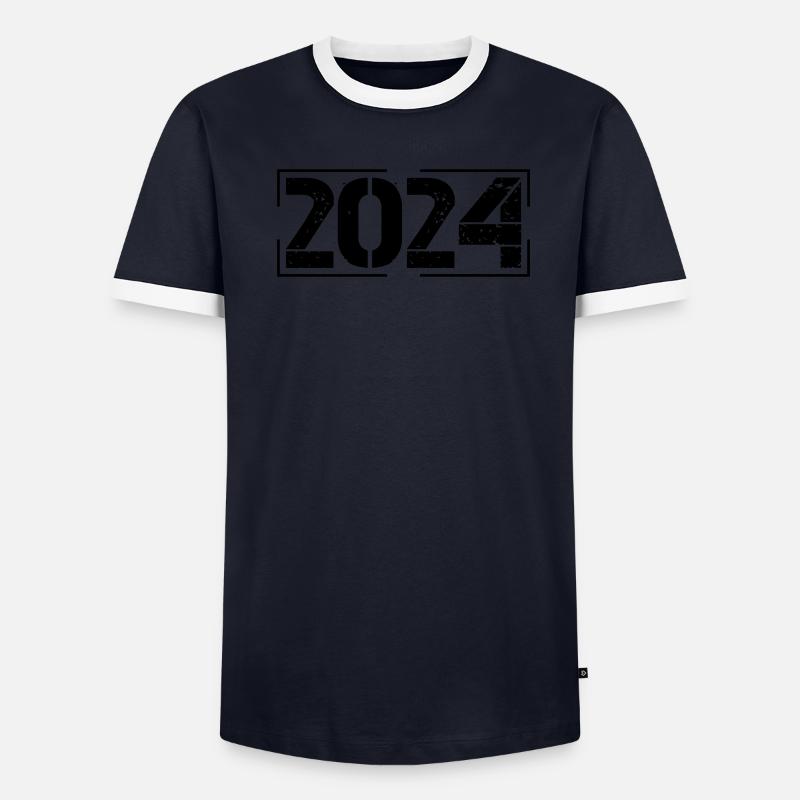 2024 T-shirt contrasté Homme