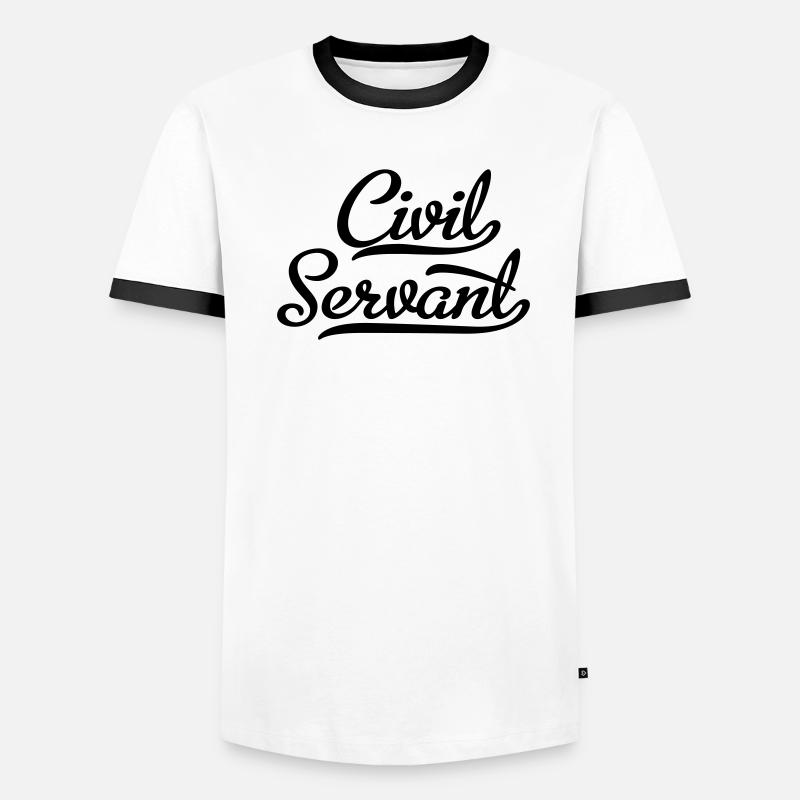 Fonction publique T-shirt contrasté Homme