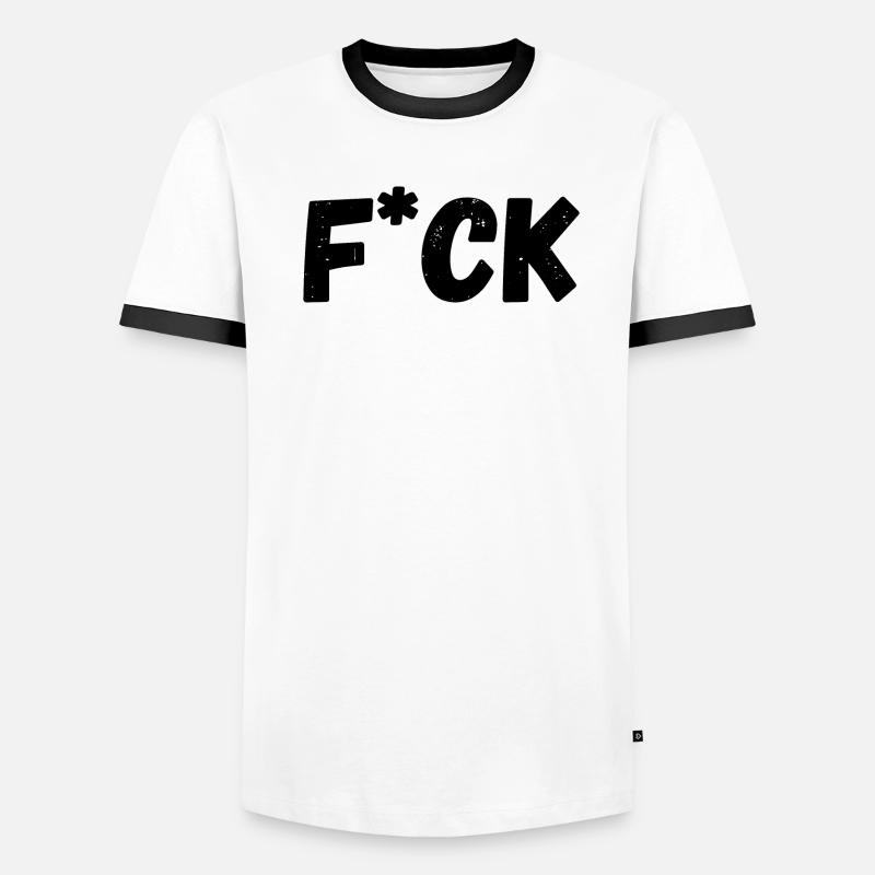 Baiser T-shirt contrasté Homme