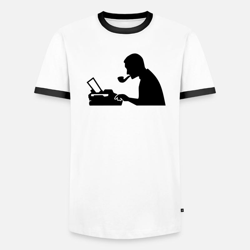 Journaliste T-shirt contrasté Homme