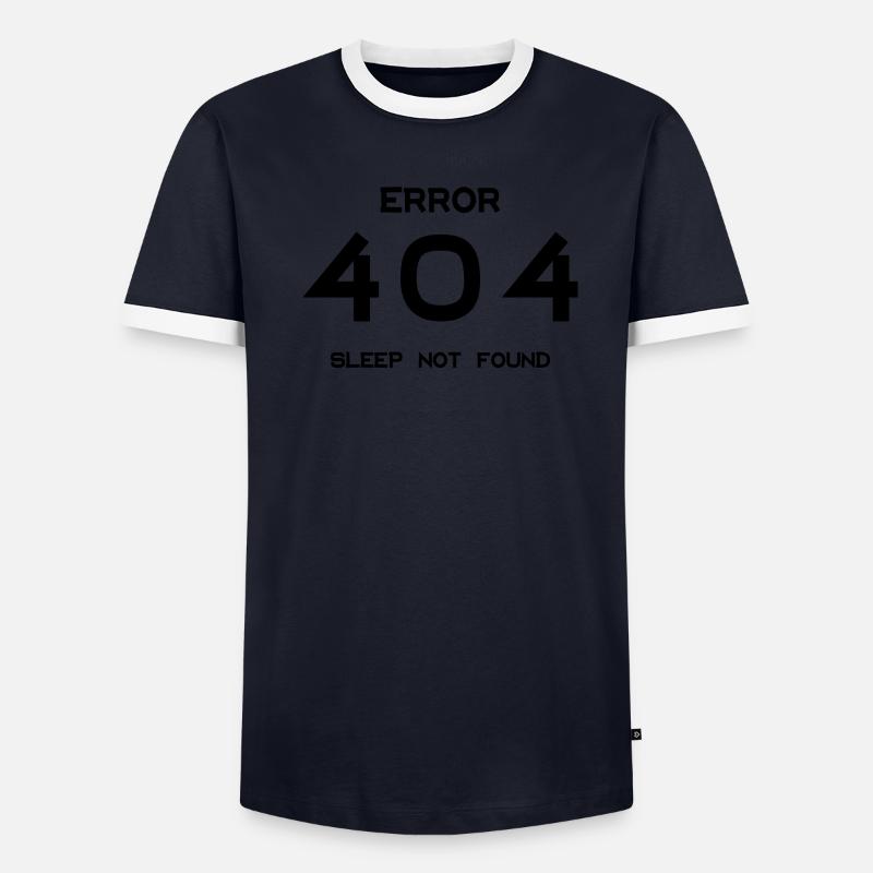 Fehler 404 Männer Kontrast-T-Shirt
