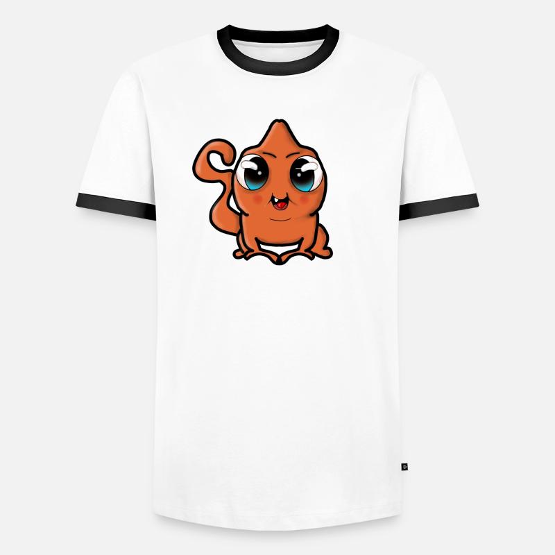 Chameleon Männer Kontrast-T-Shirt