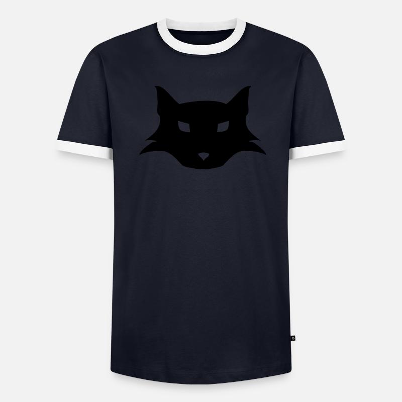 Tête de loup T-shirt contrasté Homme