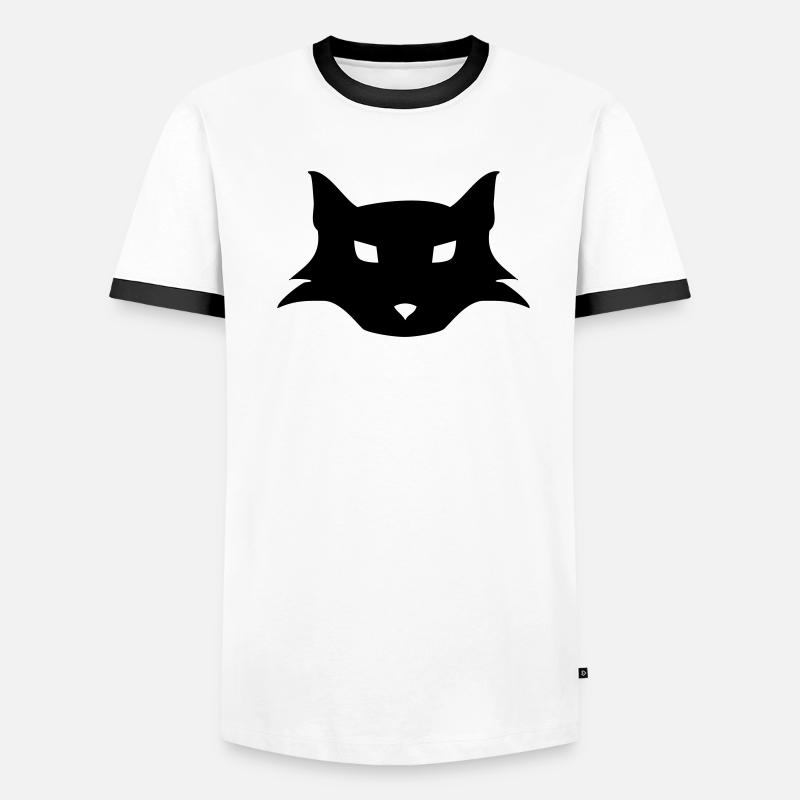 Wolf head Men's Ringer Shirt