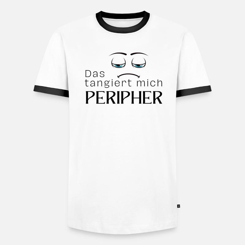Das tangiert mich peripher Männer Kontrast-T-Shirt