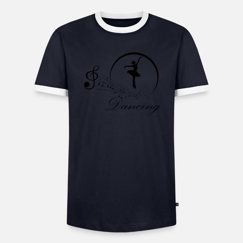 Dancing Dance Music Männer Kontrast-T-Shirt