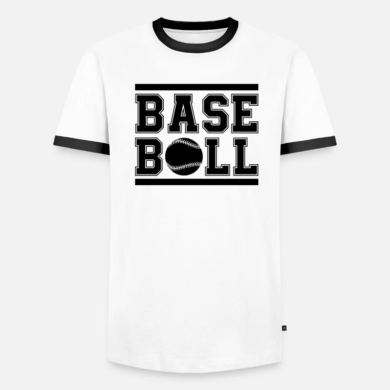 base-ball T-shirt contrasté Homme