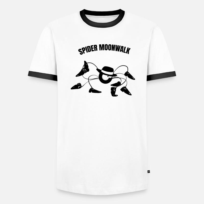 Beth l'araignée - Le Moonwalk (version texte) T-shirt contrasté Homme