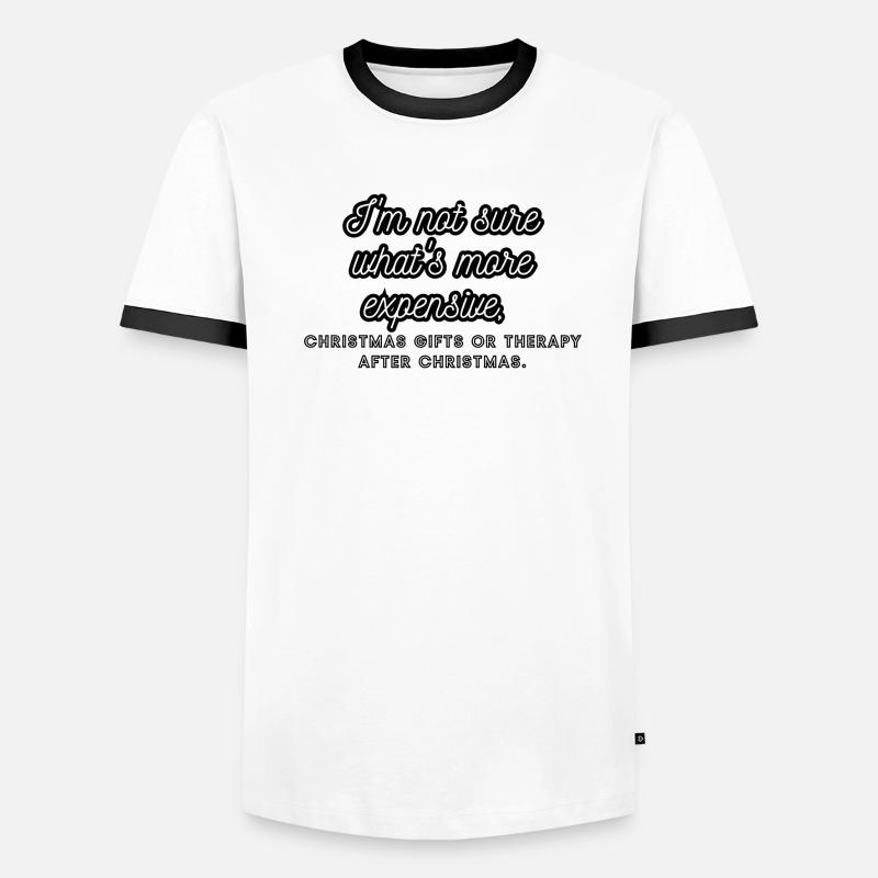 Geschenke, Feiertage Männer Kontrast-T-Shirt