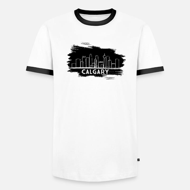 Calgary États-Unis T-shirt contrasté Homme