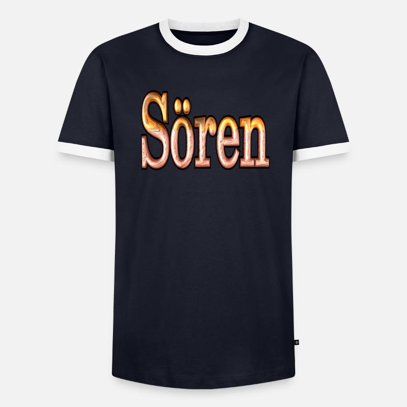 Soeren2 Männer Kontrast-T-Shirt
