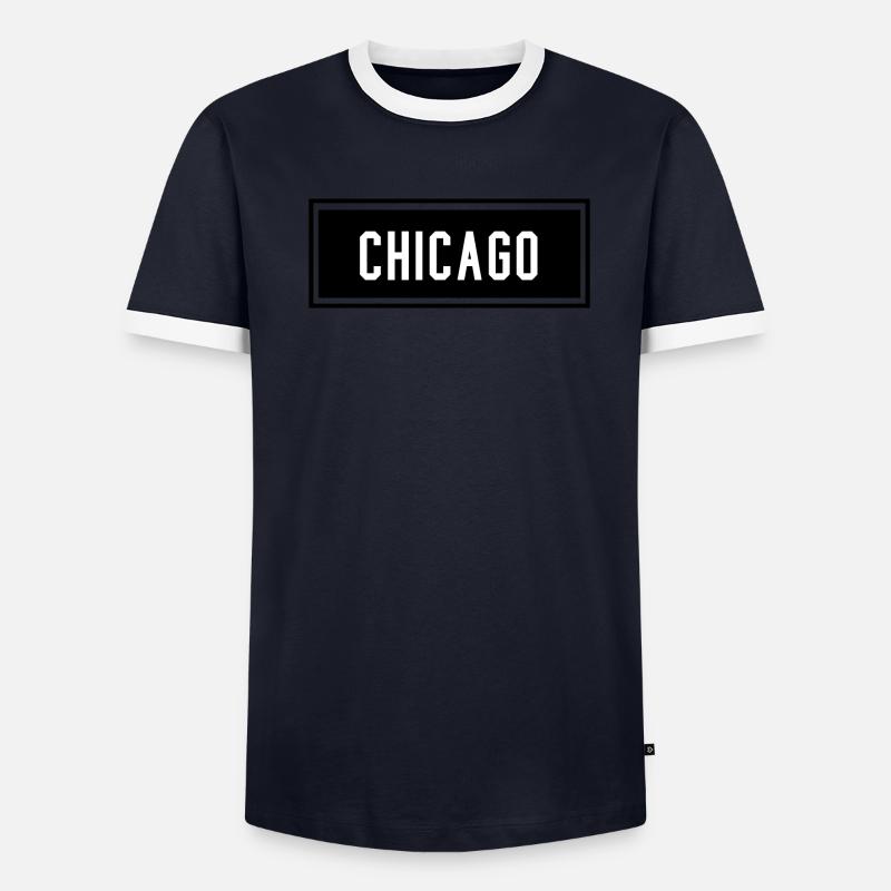 Chicago T-shirt contrasté Homme