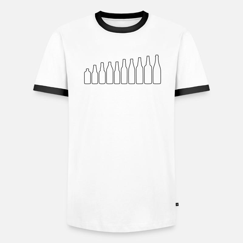 Beer bottles Men's Ringer Shirt