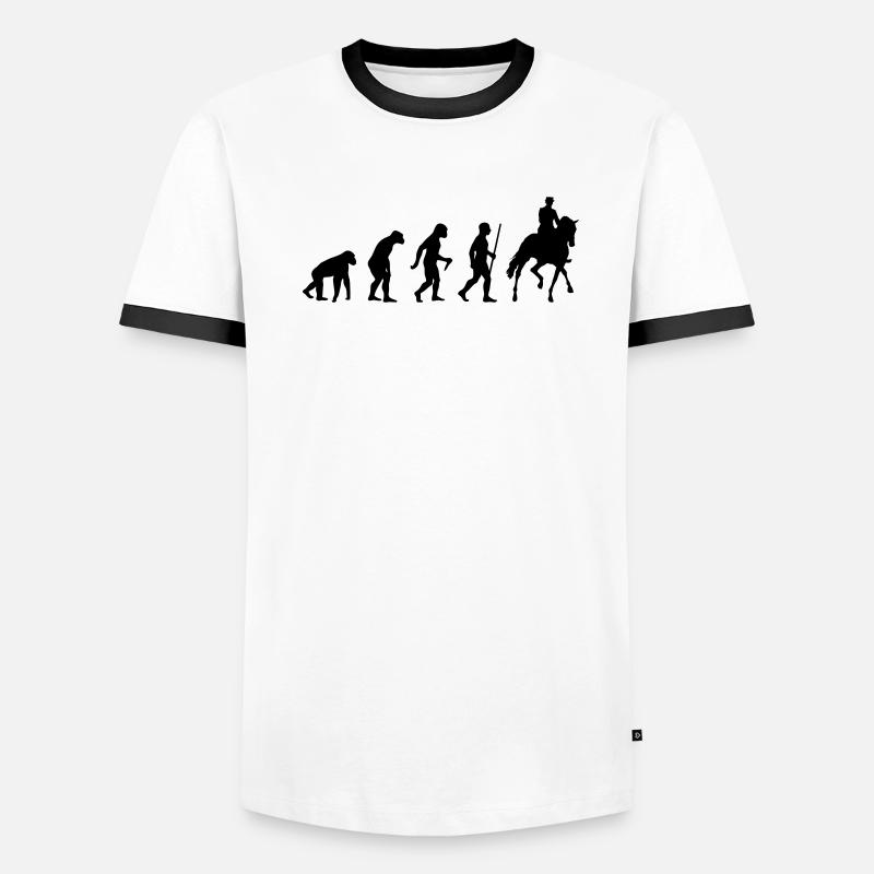 Cavalier de dressage Evolution T-shirt contrasté Homme