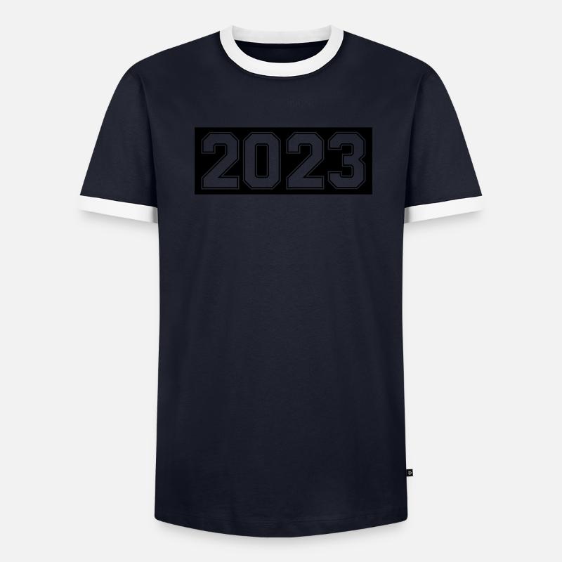 2023 T-shirt contrasté Homme